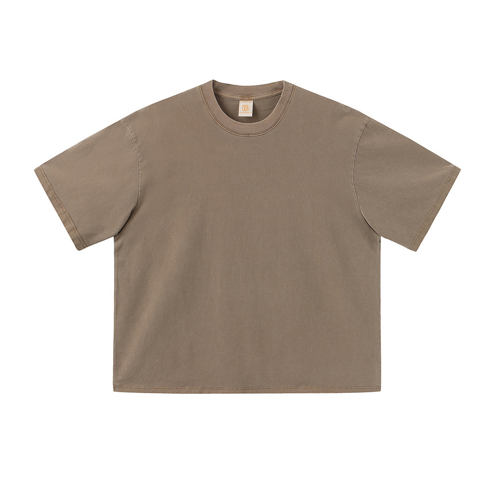 OEM Customized t Shirts Acid Wash Streetwear Vintage Short Style New Design Summer High Quality Round Neck Personalized T-shirt
