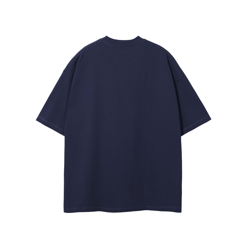 Heavyweight Drop Shoulder Custom Logo Heavy Cotton Short Sleeve Screen Print Streetwear Round Neck High Quality T-shirts