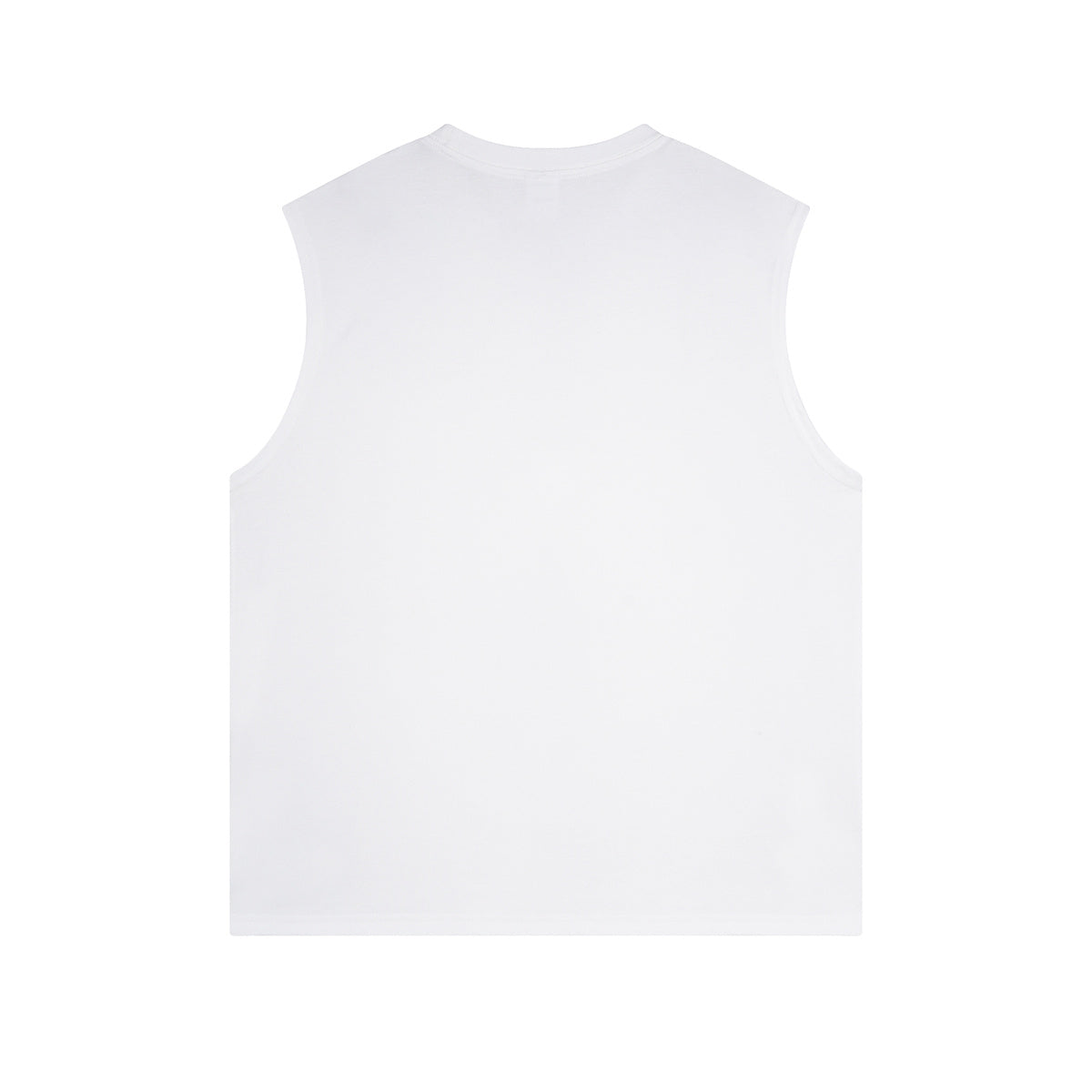 Tshirt Manufacturer Wholesale Custom Basic Loose Sleeveless Oversized Moisture Wicking 100% Cotton Sport Style Pullover Vest