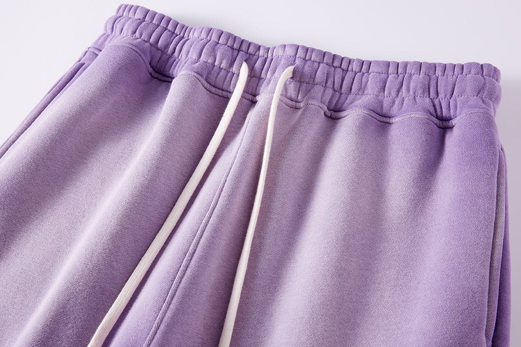 Custom Acid Wash Fleece High Quality Wax Dyeing Vintage Streetwear Puff Printing Heavyweight Hoodie Manufacturers Hoodies Set