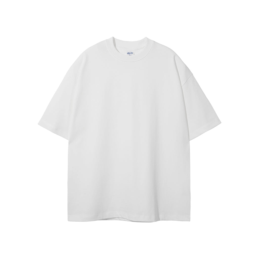 385g 100% Cotton t Shirt Custom Multi Color High Quality Loose Drop Shoulder Round Neck Streetwear Pure Color Blanks T-shirt