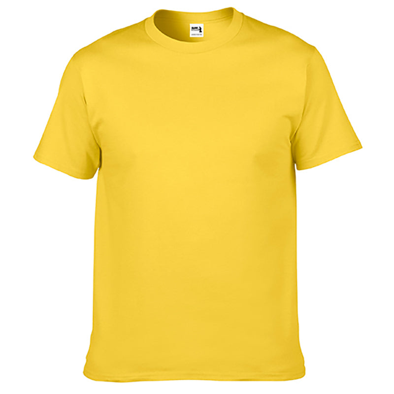 Men's T-shirts Heavy Cotton Custom logo Casual Short Sleeve High Quality Round Neck Design Streetwear Personalized T-shirt