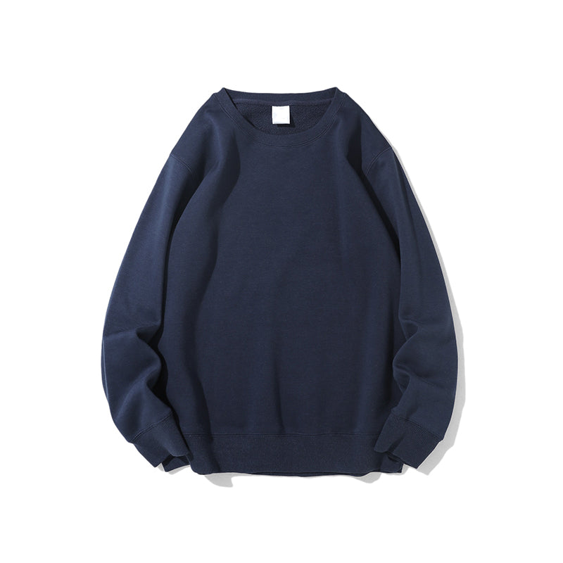 Plus Size Fleece Round Neck Blank Polyester and Cotton High Quality Streetwear Custom Puff Print Men's Hoodies & Sweatshirts