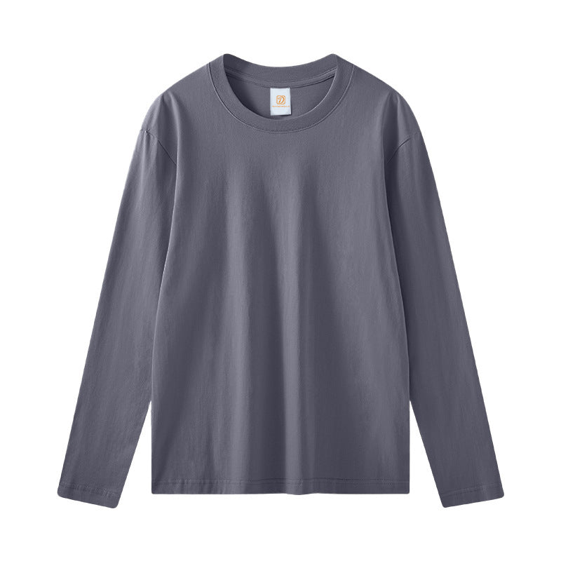 Vintage Custom T-shirt Streetwear Washed High Quality Casual Round Neck Long Sleeve Design Personalized T-shirt for Men