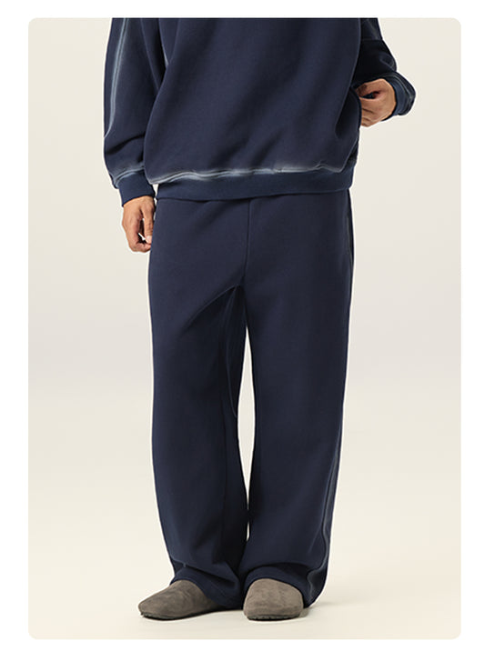 Custom Washing Machine Washable Horse Chestnut Heavyweight Men's Hoodie with Fleece Pants Autumn Streetwear High Quality