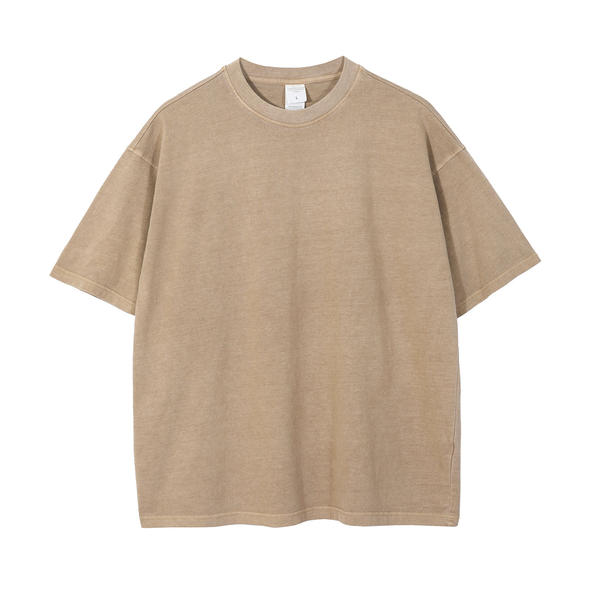 Streetwear 2026 Summer New Design T-shirts Custom Puff Printing High Quality Acid Wash Loose Vintage Wholesale Men's T-shirt