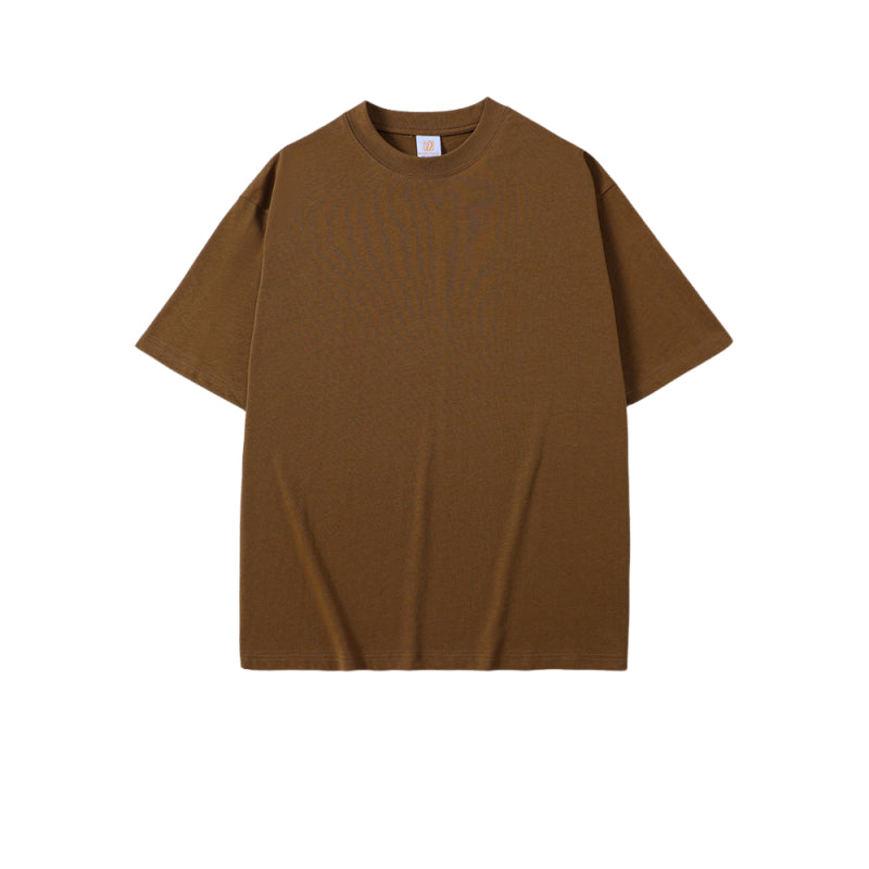 Drop Shoulder Unisex High Quality Short Sleeve Custom Heavyweight Blank Fashionable Style Oversized 100% Cotton Tshirts Wholesale