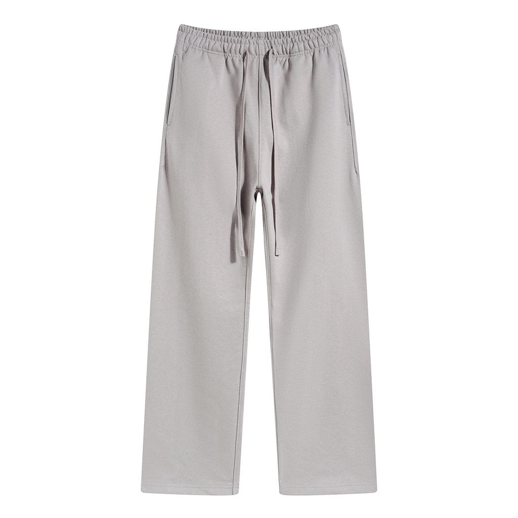 Custom Sweatpants Pure Color Blank Terry Loose High Quality Streetwear High Quality Polyester/Cotton Wholesale Sweatpants