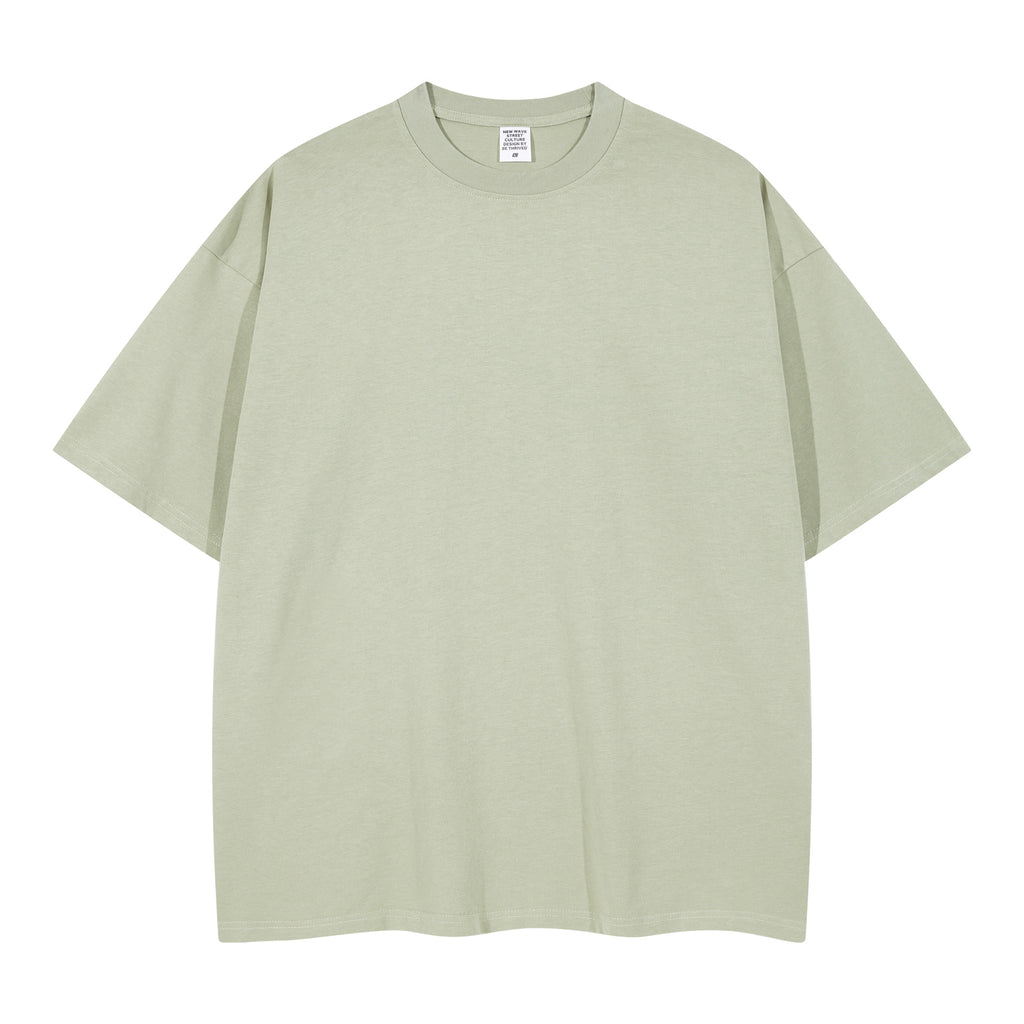 Plain t Shirt Custom Blank Streetwear High Quality Short Sleeve Drop Shoulder Distressed Patchwork Fashion Tshirts Wholesale