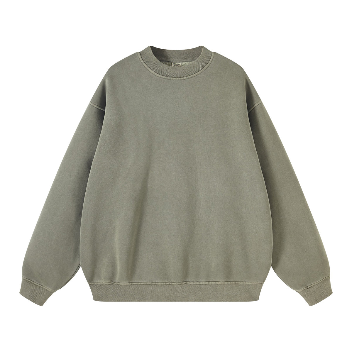 Customized 8 Color Washed Distressed Fleece Pullover Hoodie High Quality Crewneck Sweatshirt Unisex Fall and Winter Collection