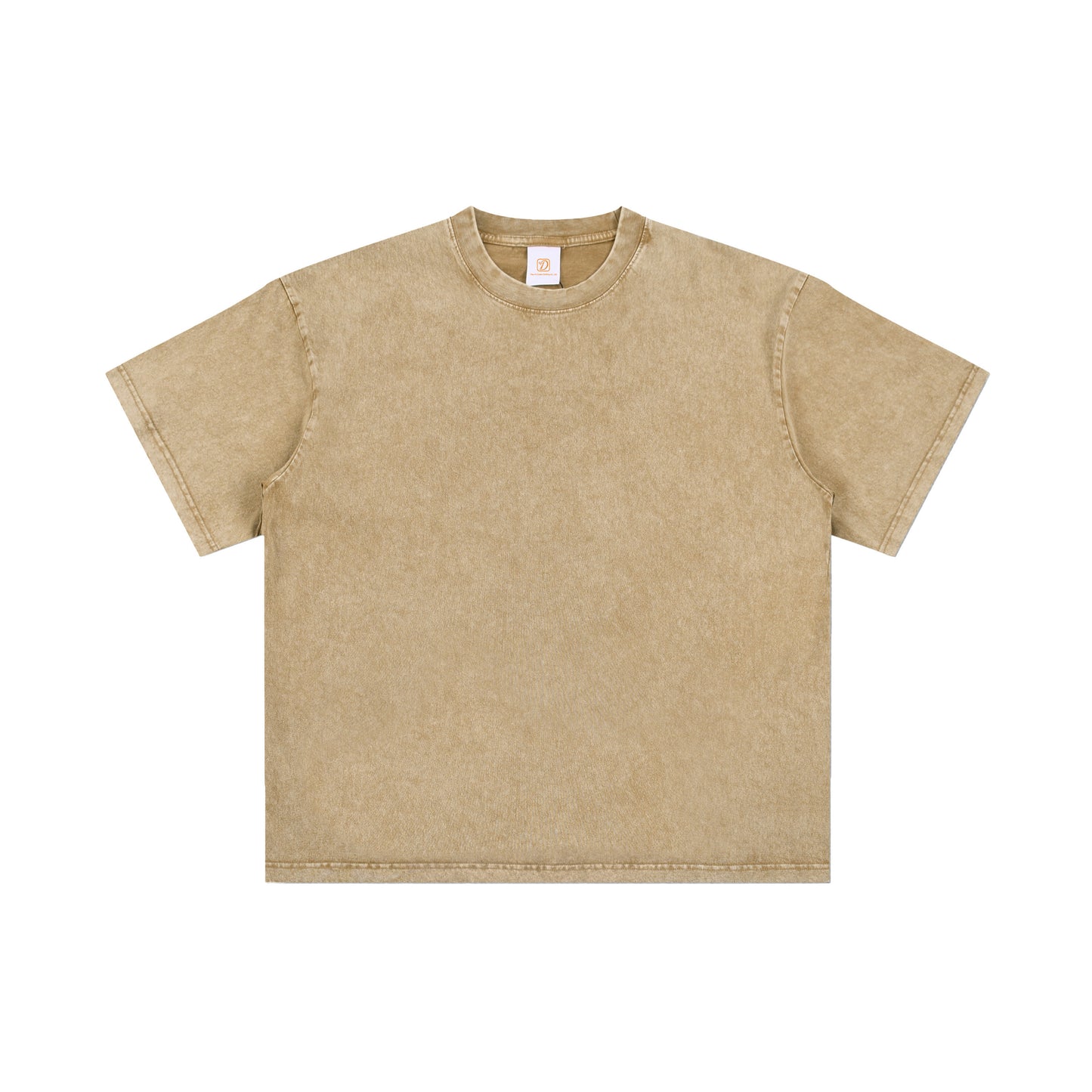 Custom T-shirt 100% Cotton Heavyweight Vintage Streetwear Wax Printing Fashion High Quality Acid Wash Short Sleeve T-shirt