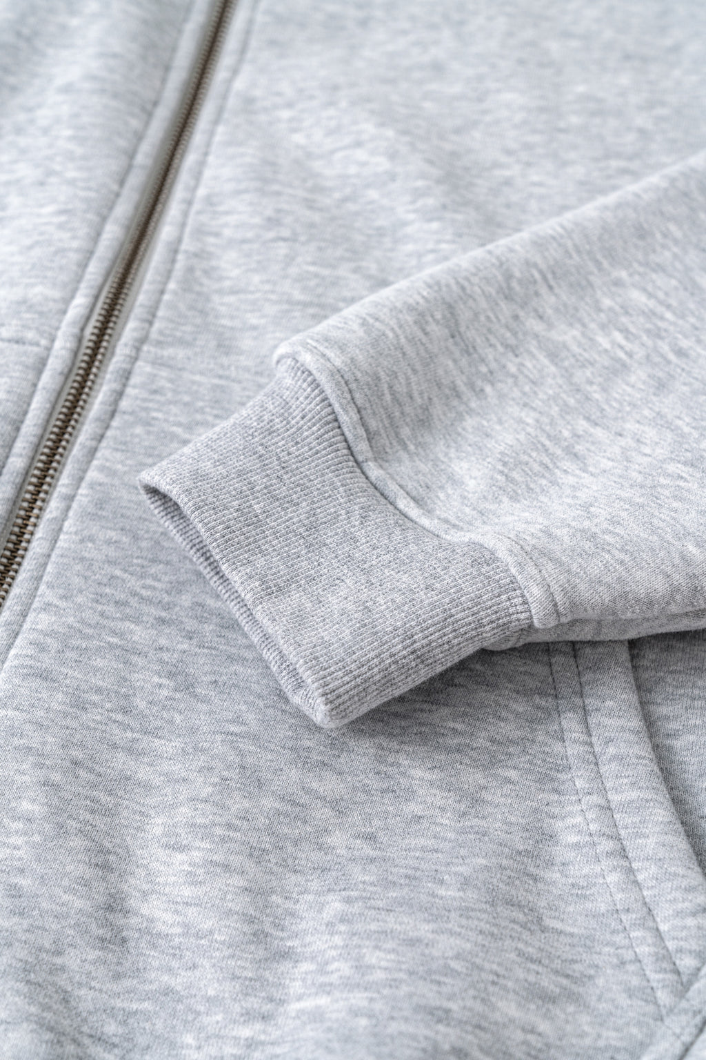 Manufacturer Hoodies High Quality Wholesale Fleece Stand Collar Blank Full Zip Hoodie Custom logo Hoodie