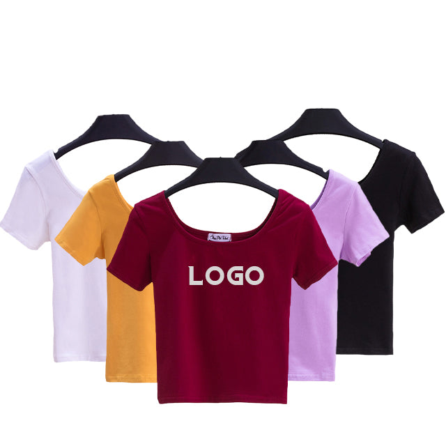 Streetwear High Quality Blank Custom High Quality Short Sleeve Round Neck Regular Fit t Shirt for Women High Quality