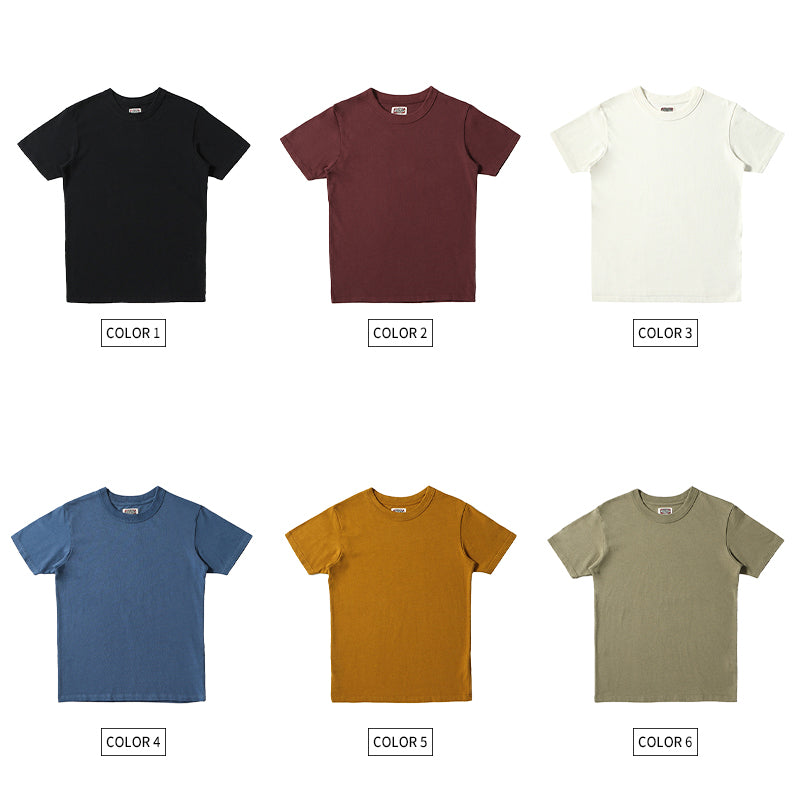 Custom T-shirts logo Heavyweight 100% Cotton Vintage Round Neck Basic High Quality Streetwear Short Sleeve Fashion T-shirt