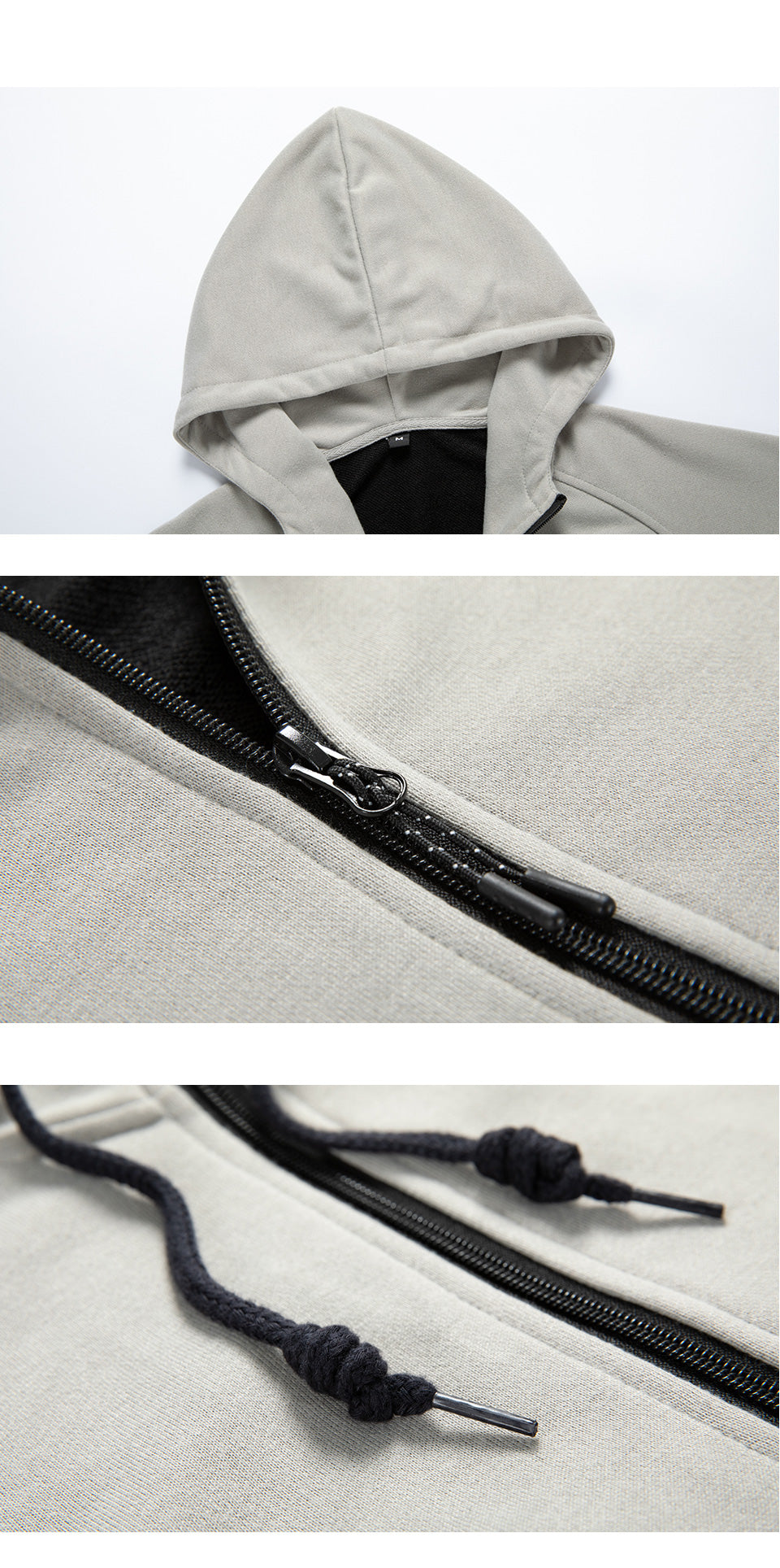 Sweatpants and Hoodie Set High Quality Polyester Custom Zip up Color Clashing Screen Printed Hoodies Men Streetwear