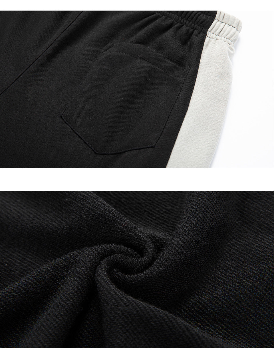 Sweatpants and Hoodie Set High Quality Polyester Custom Zip up Color Clashing Screen Printed Hoodies Men Streetwear