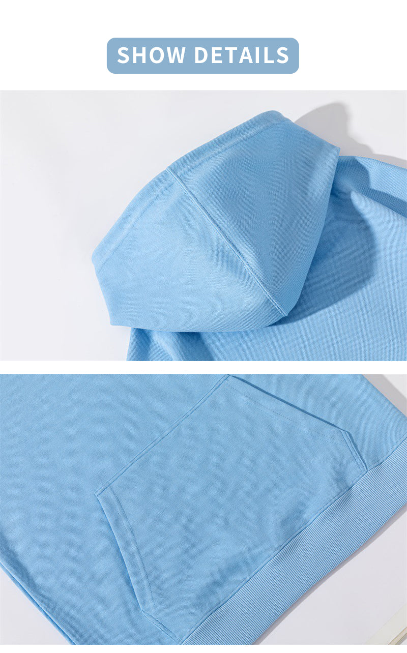 Custom Drop Shoulder Pure Color Blank Pullover Streetwear Heavyweight Unisex High Quality Custom Puff Print Multicolored Hoodie