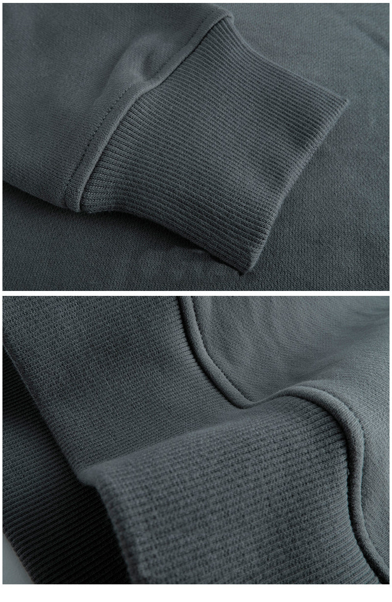 100% Cotton Multicolored Fleece Custom Streetwear Pure Color Hot Sell Drop Shoulder High Quality Wholesale Pullover Hoodies Men