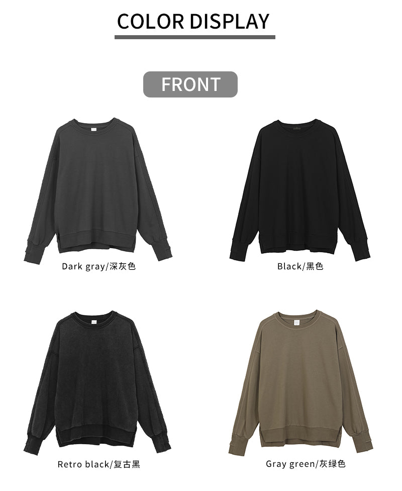 Custom 360G 100% Cotton Heavyweight Oversized Washed Terry Ninja Sleeve Drop Shoulder Blank Pullover Streetwear Unisex Hoodies