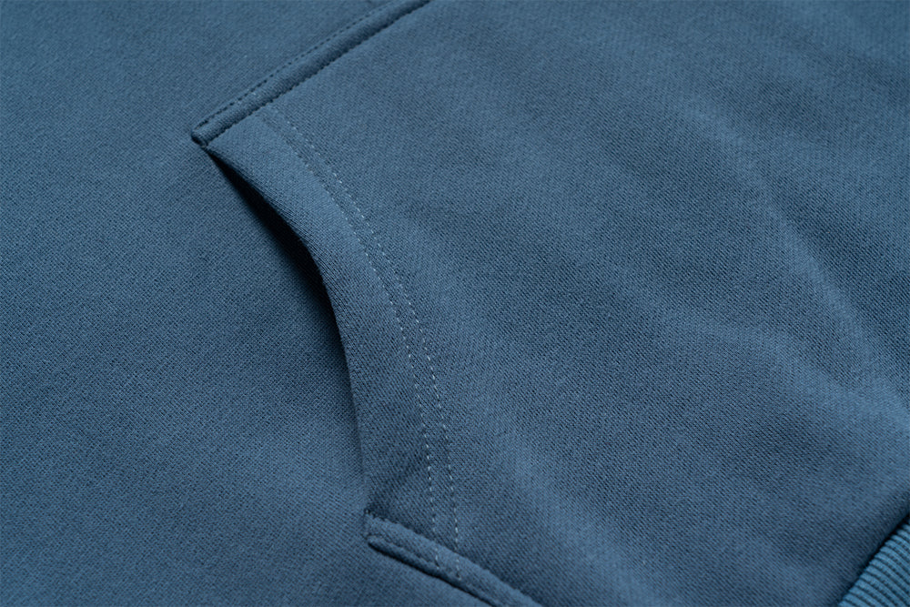 Oversized Fleece Loose Shoulder Sleeve 100% Polyester Screen Printed Custom logo High Quality Pure Color Hoodies Bulk Wholesale