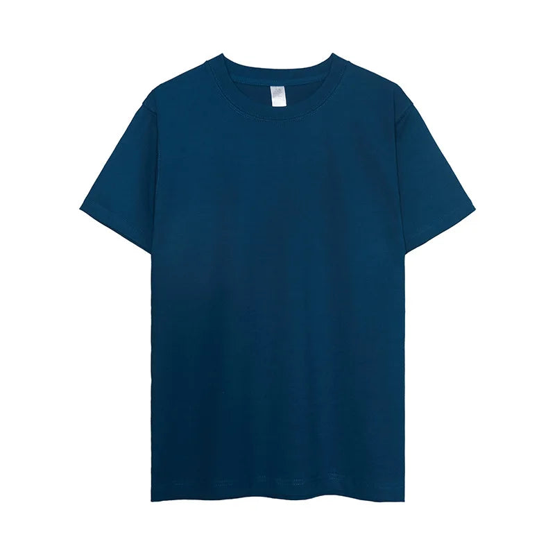 13 Color 300g Pure Cotton Japanese Heavy Weight Ami Chambray Vintage Pure Color Round Neck Base Layer T Shirt For Both Unisex - Buy  Product on Alibaba.com