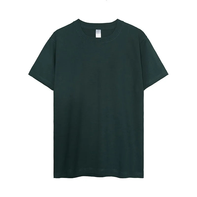 13 Color 300g Pure Cotton Japanese Heavy Weight Ami Chambray Vintage Pure Color Round Neck Base Layer T Shirt For Both Unisex - Buy  Product on Alibaba.com