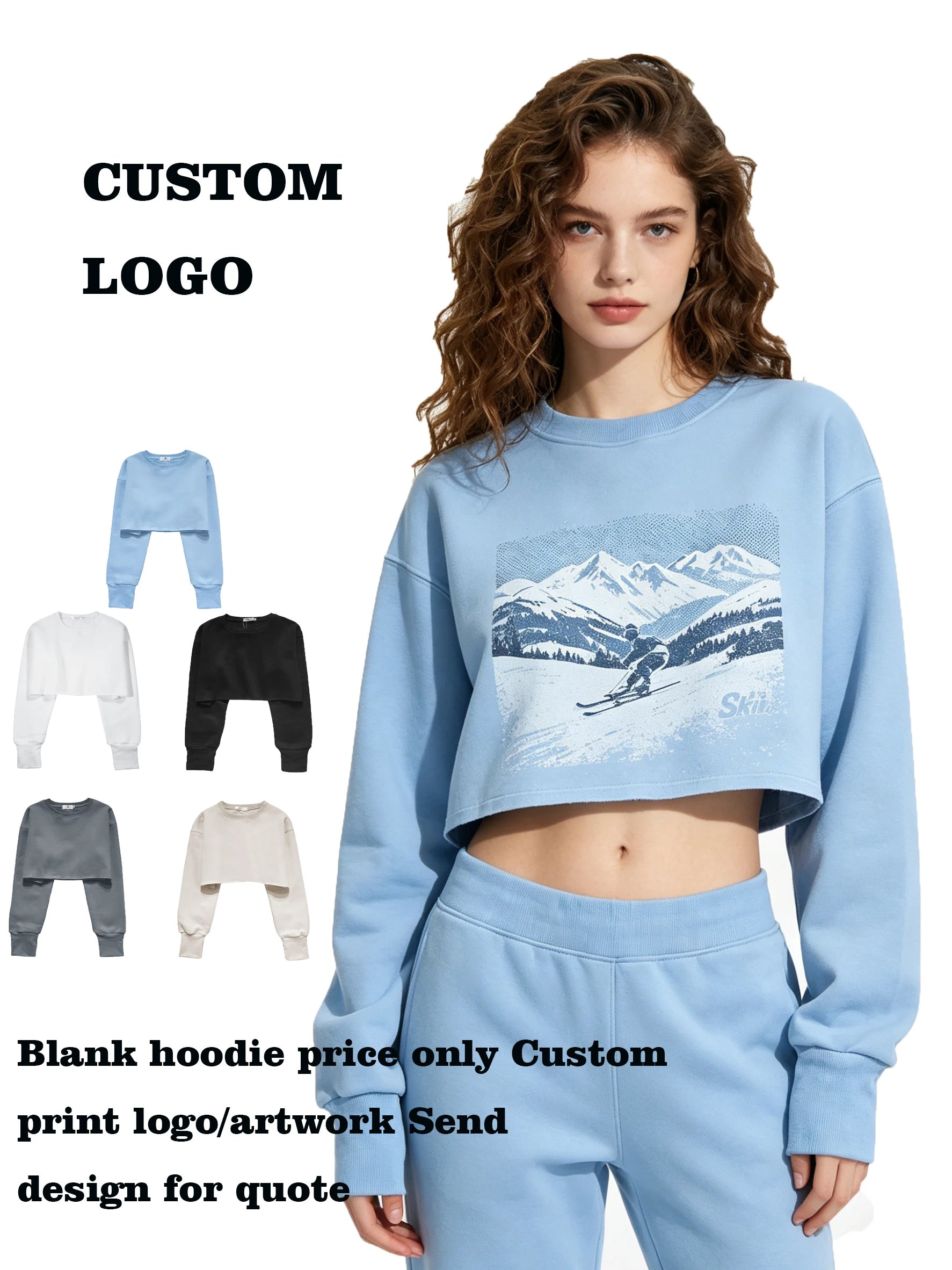 Hoodie Manufacturers Can Be Customized To Suit Your Needs Five Color Fleece Crop Top With A Fashionable And Simple Design - Buy  Product on Alibaba.com