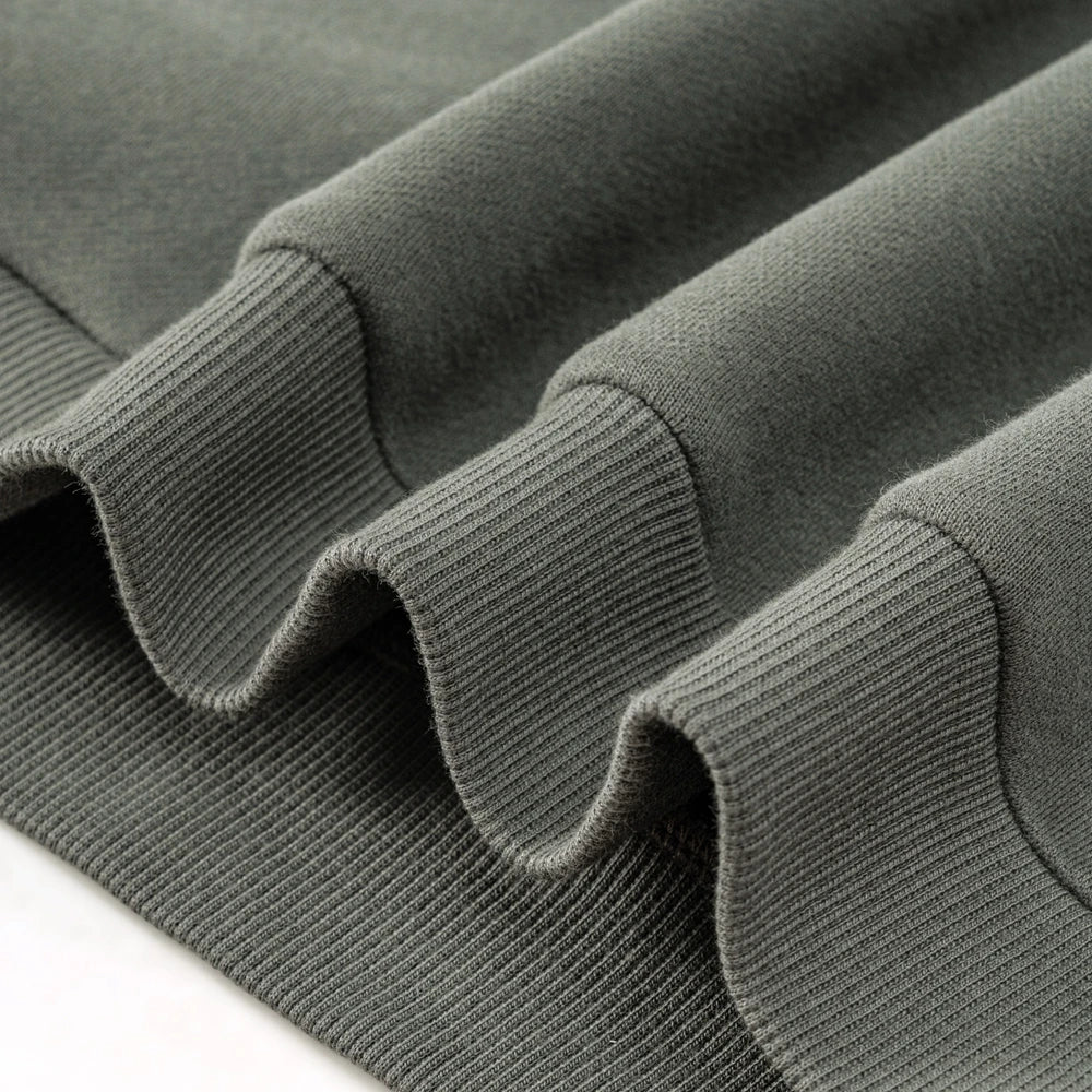 Wholesale 350 Grams Thermal Fleece Hoodie and Sweatpants Sets Custom Men's Streetwear No String Hoodie Set