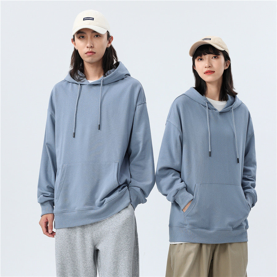 Customized Logo Men's Cotton 360gsm Round Neck Sweatshirt High Quality Simples Sweatshirt Pure Cotton Hooded Manufacturer