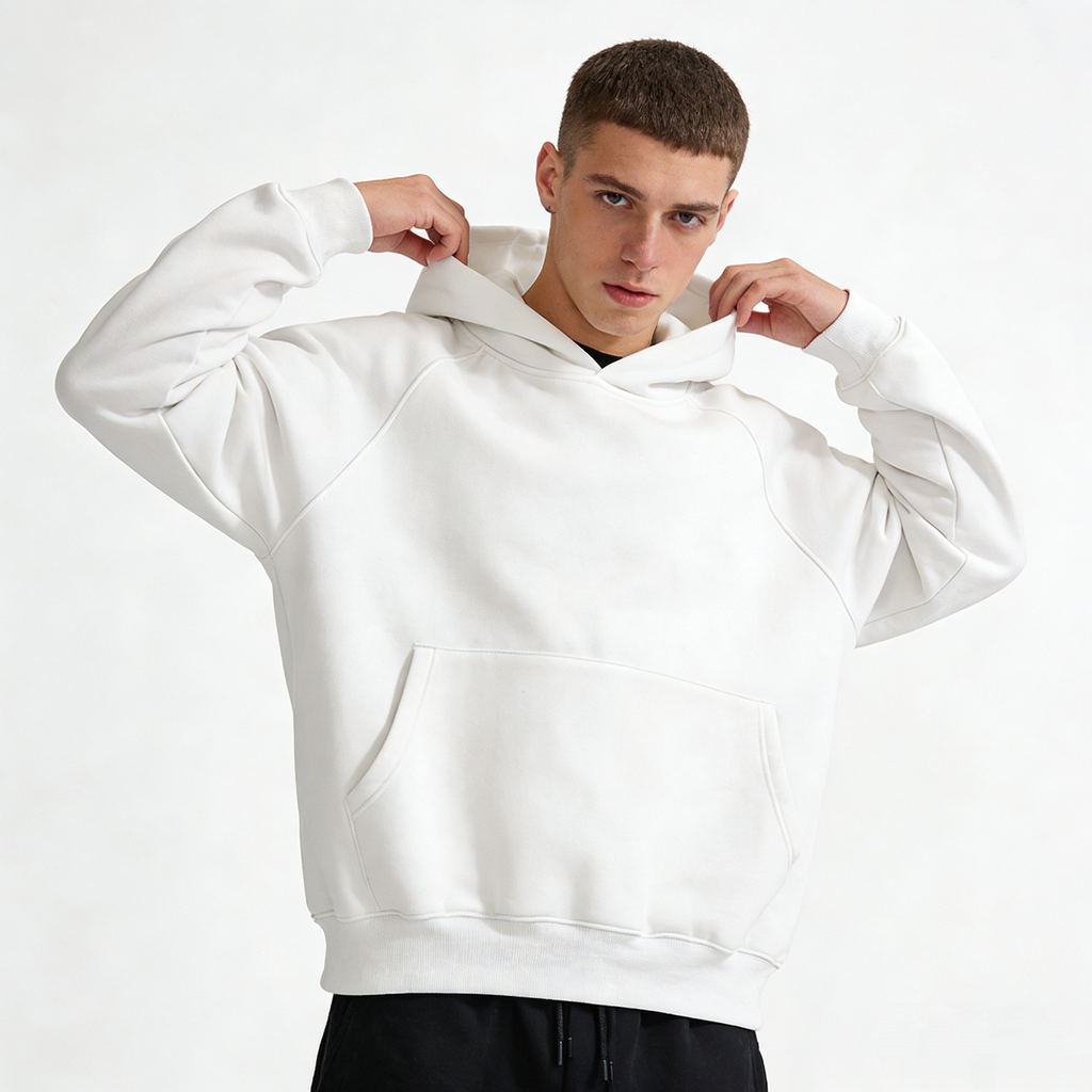 Manufacturer Hoodies Streetwear 100% Polyester Custom Screen Printed Heavyweight Plus Size Thick Men's Hoodies & Sweatshirts