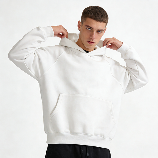 Manufacturer Hoodies Streetwear 100% Polyester Custom Screen Printed Heavyweight Plus Size Thick Men's Hoodies & Sweatshirts
