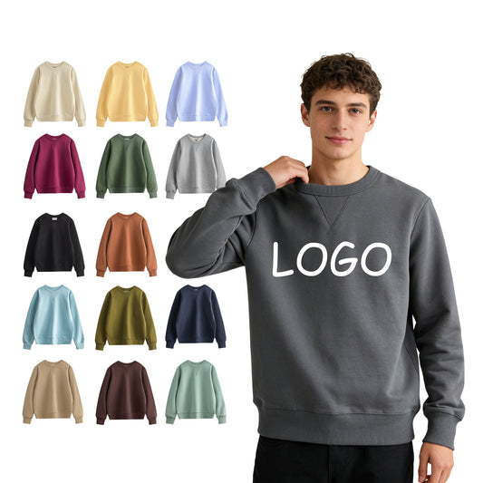 470G Heavyweight Fleece Sublimation French Terry Round Neck High Quality Thick Streetwear Oversized Men's Hoodies & Sweatshirts
