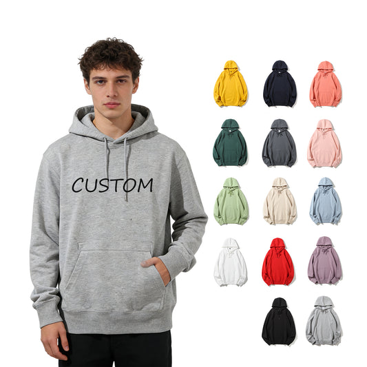 Plus Size Drop Shoulder Mlticolored Streetwear High Quality Regular Fit Sublimation Distressed Embroidery Heavyweight Hoodie