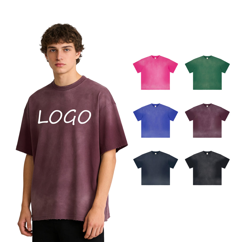 Vintage Custom Acid Washed Streetwear High Quality Short Sleeve Fashionable Style Wholesale Price Blank t Shirt