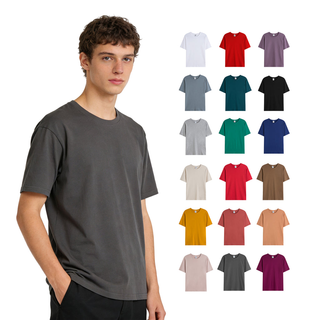 High Quality Heavy Cotton t Shirt Custom Blank Casual Summer Custom logo Oversized Streetwear New Design Men's T-shirts