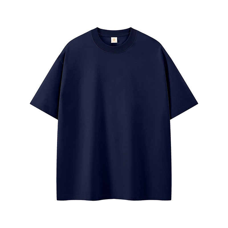 Plus Size Men's t Shirt Blank Basic Quick Drying Heavyweight Customized Streetwear Pure Color Round Neck Short Sleeve Tshirts