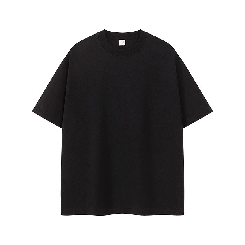 Wholesale Price Heavyweight Plus Size Streetwear Pure Color Sublimation High Quality Oversized t Shirt for Men