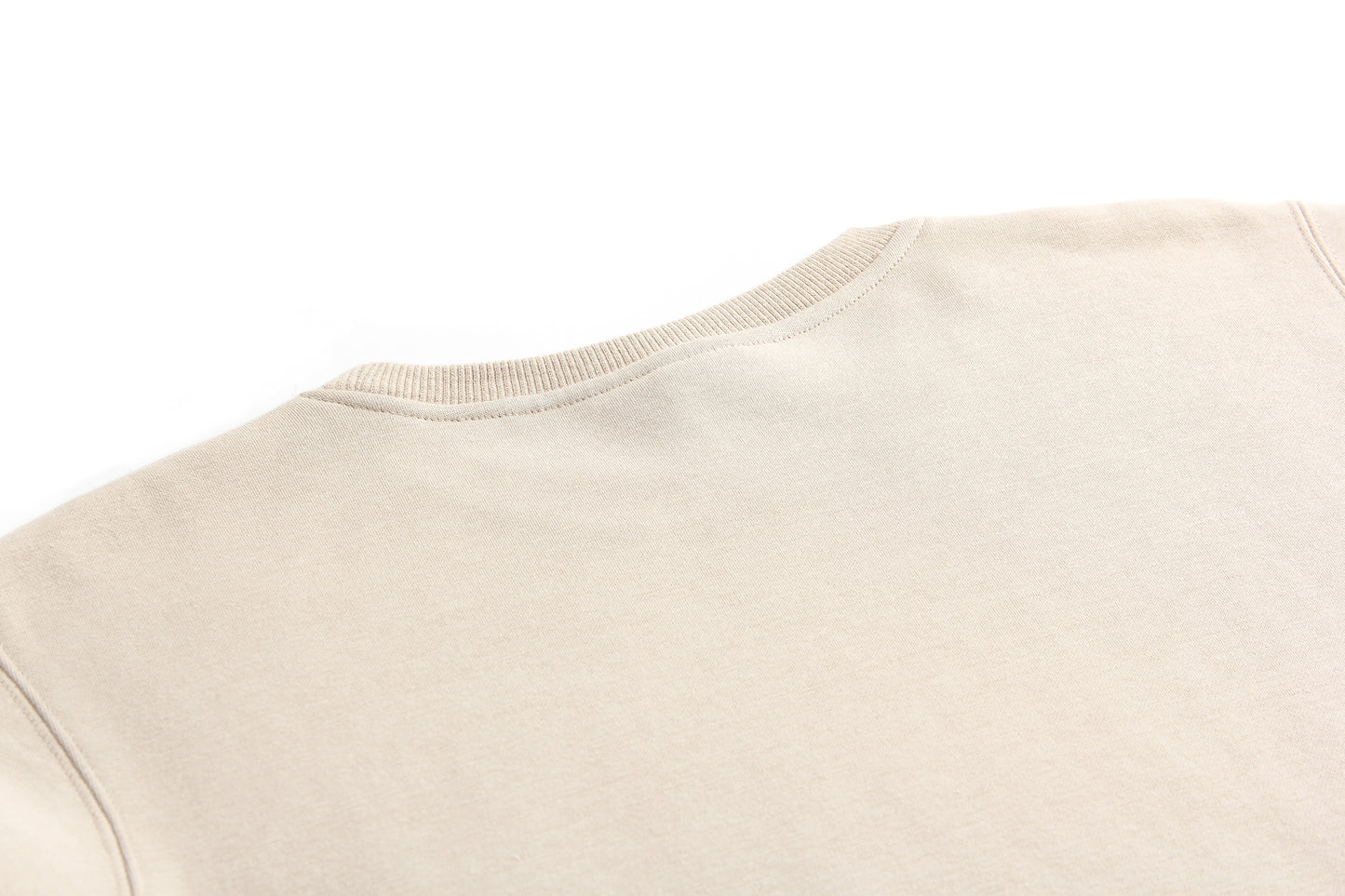 Wholesale Polar Fleece Heavyweight Round Collar High Quality Blank Pure Color Pullover Streetwear Custom Puff Printing Hoodie
