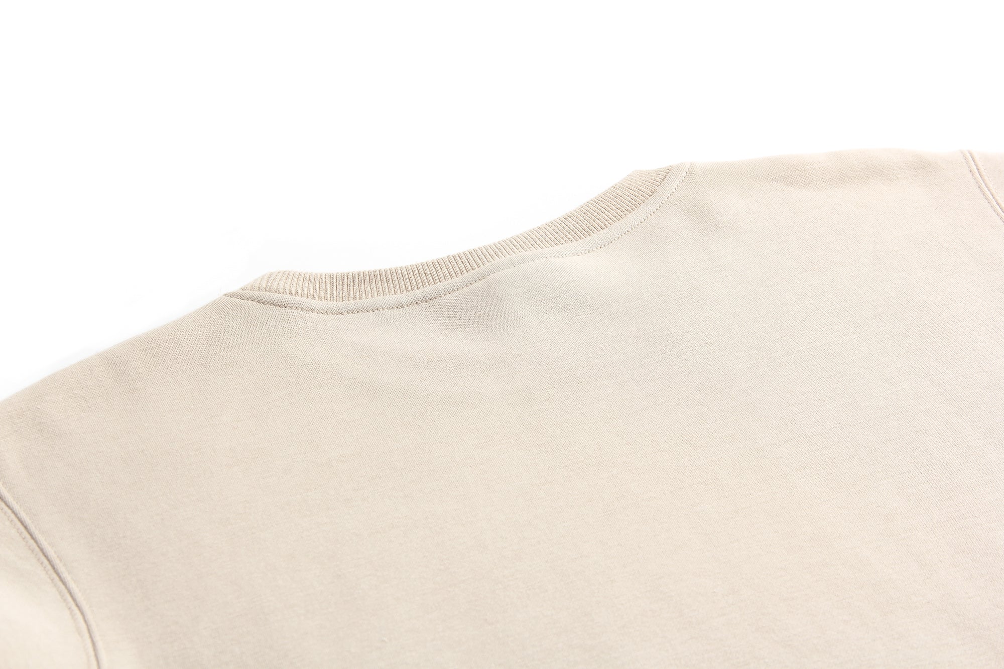 Wholesale Polar Fleece Heavyweight Round Collar High Quality Blank Pure Color Pullover Streetwear Custom Puff Printing Hoodie