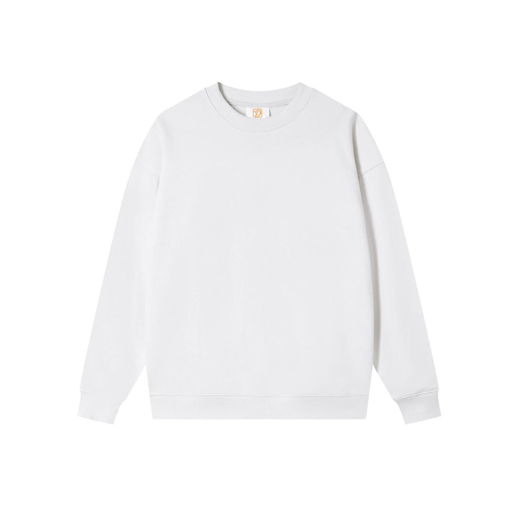 Custom Hoodies Loose Drop Shoulder French Terry Round Neck High Quality Blank Pullover Oversized Fashion Hoodies & Sweatshirts