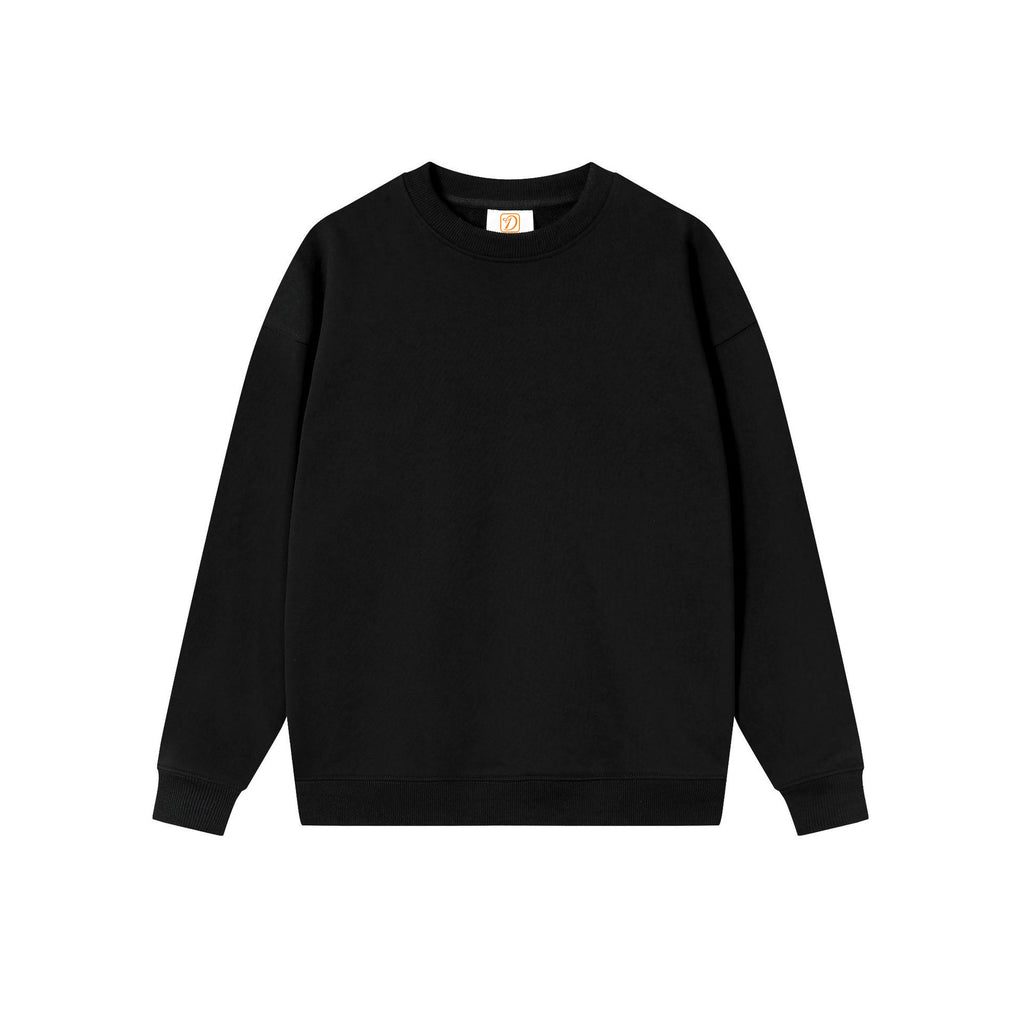 Custom Hoodies Loose Drop Shoulder French Terry Round Neck High Quality Blank Pullover Oversized Fashion Hoodies & Sweatshirts