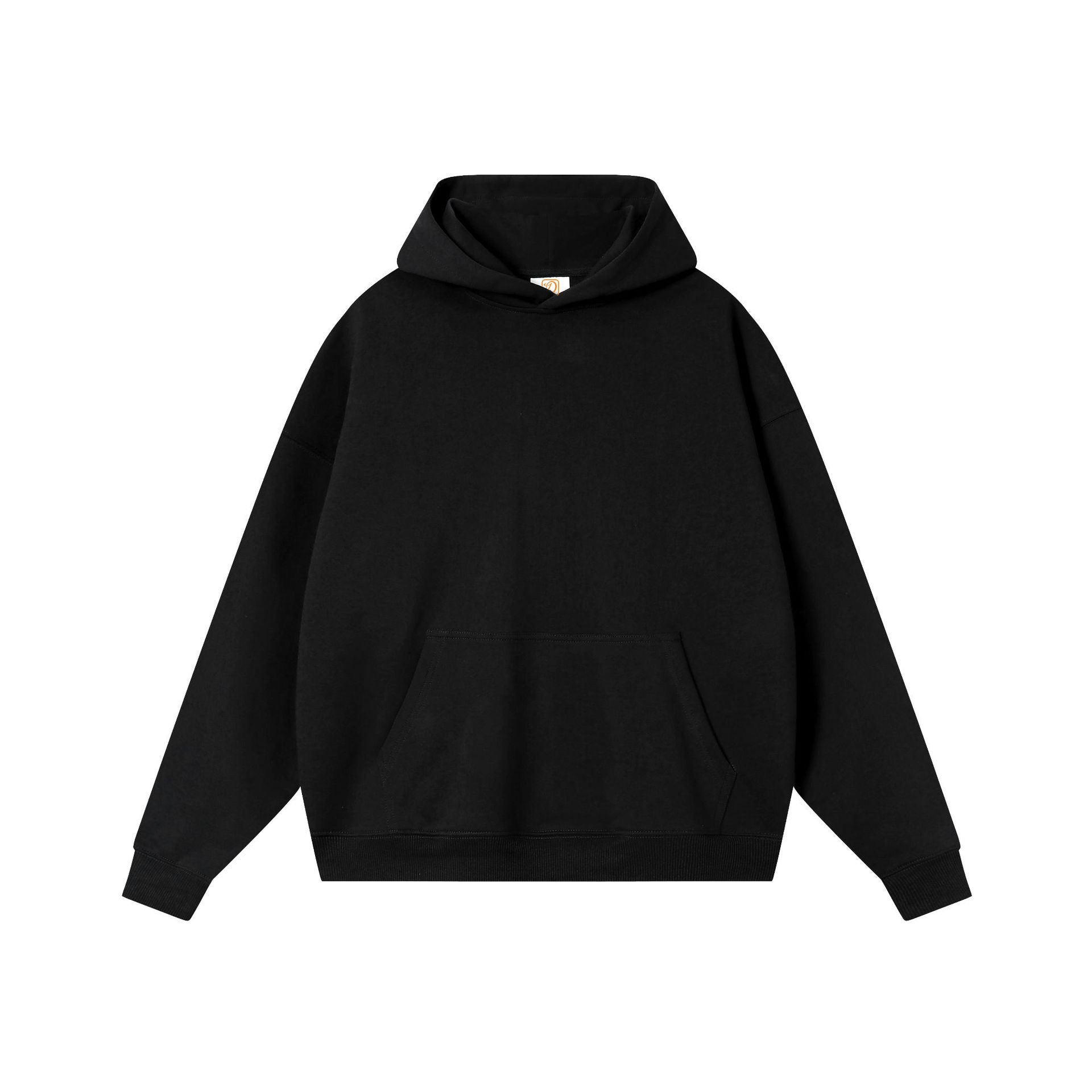 Wholesale Custom French Terry Wireless Drop Shoulder High Quality Blank Distressed Embroidery Hoodis with logo