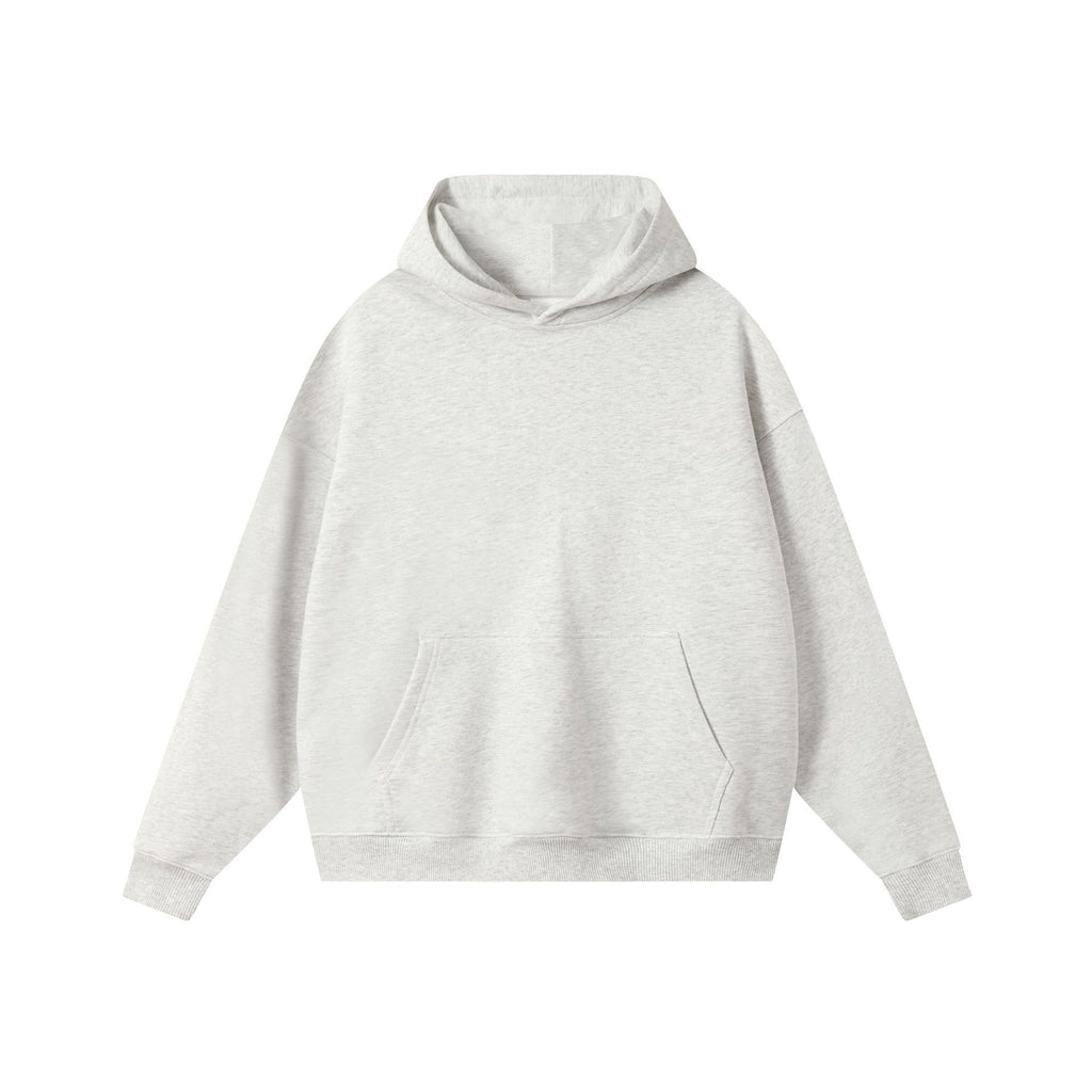 High Quality Hoodies Custom Wireless Streetwear High Quality Blank Pullover Drop Shoulder Puff Printing Oversized Hoodie for Men