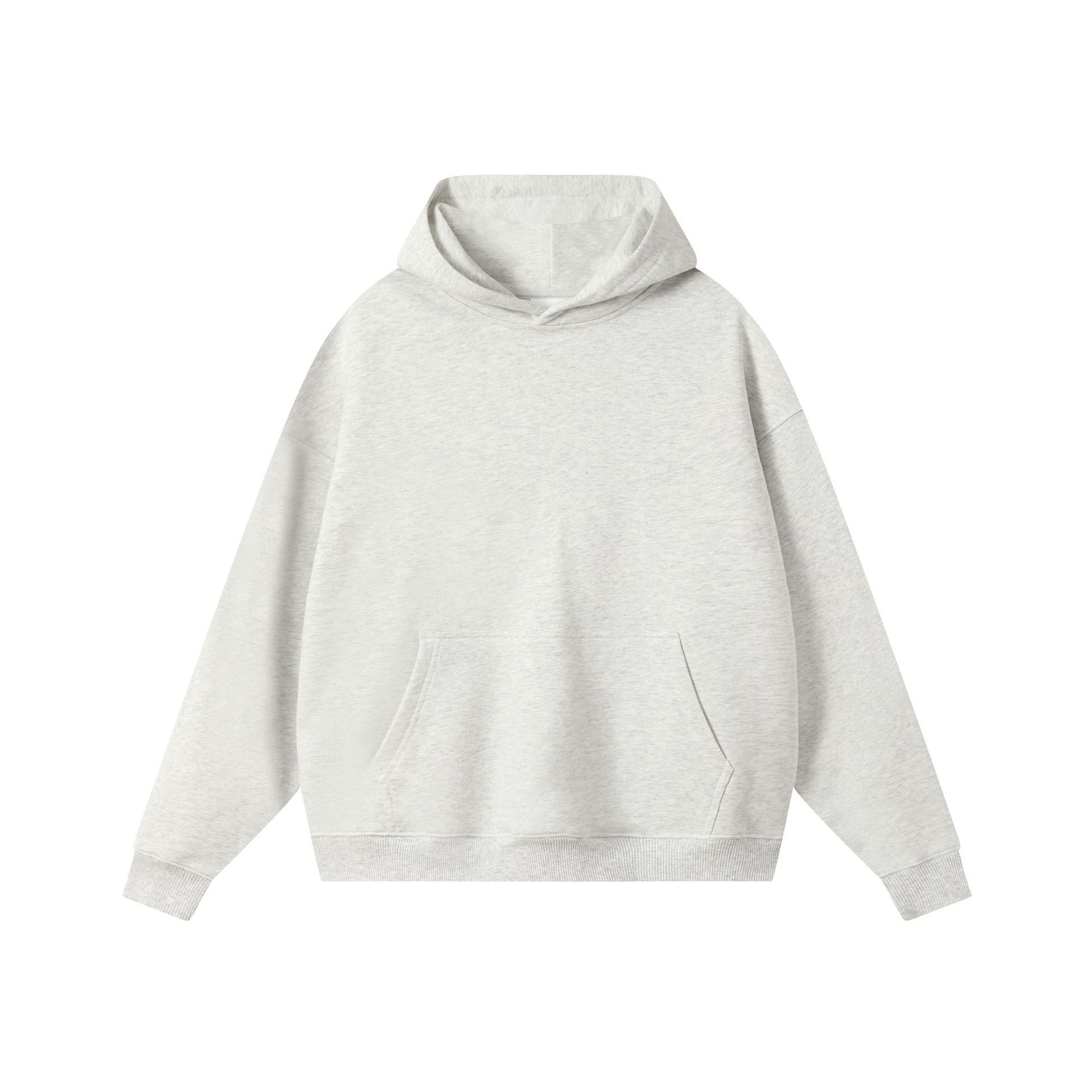 Wholesale Custom French Terry Wireless Drop Shoulder High Quality Blank Distressed Embroidery Hoodis with logo