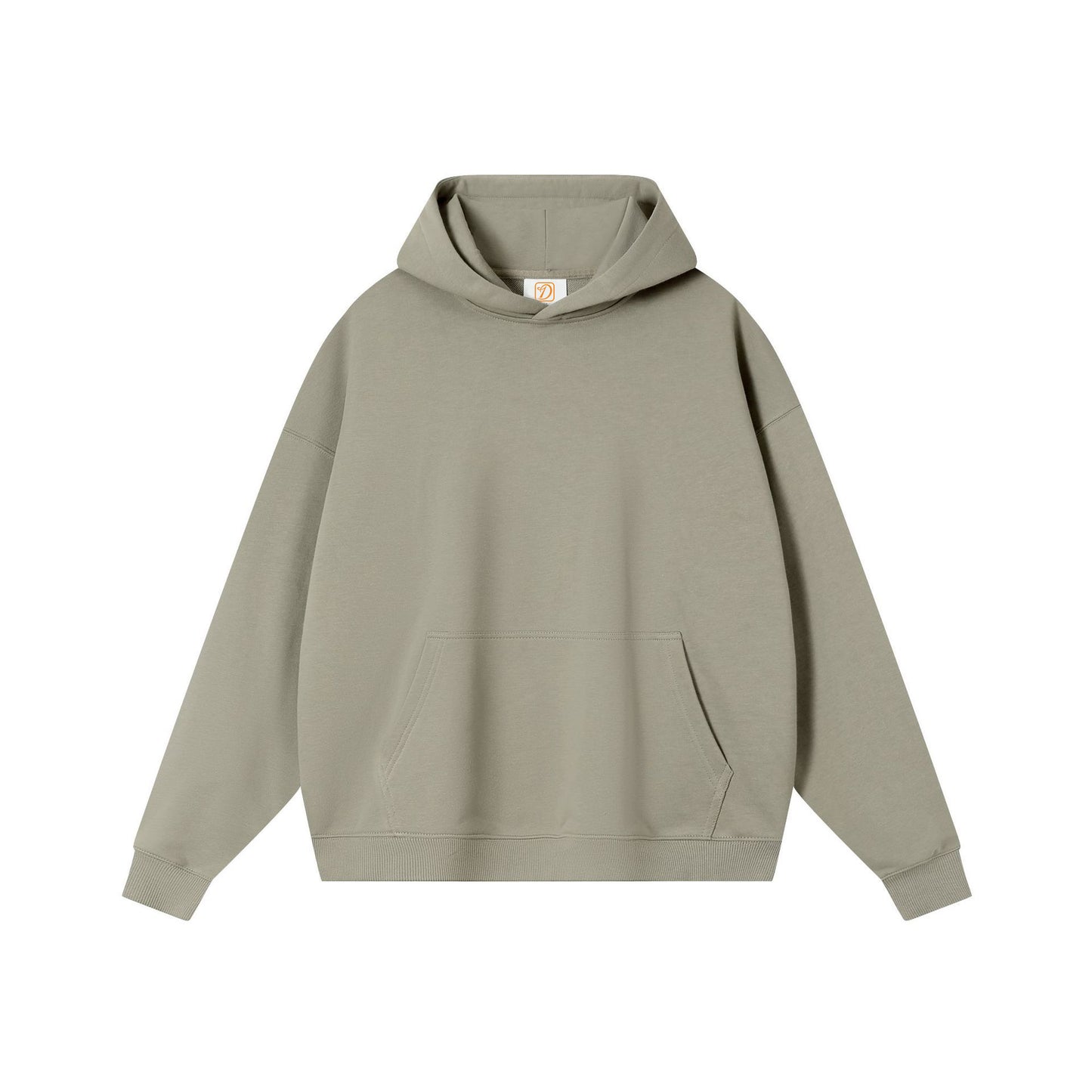 High Quality Hoodies Custom Wireless Streetwear High Quality Blank Pullover Drop Shoulder Puff Printing Oversized Hoodie for Men