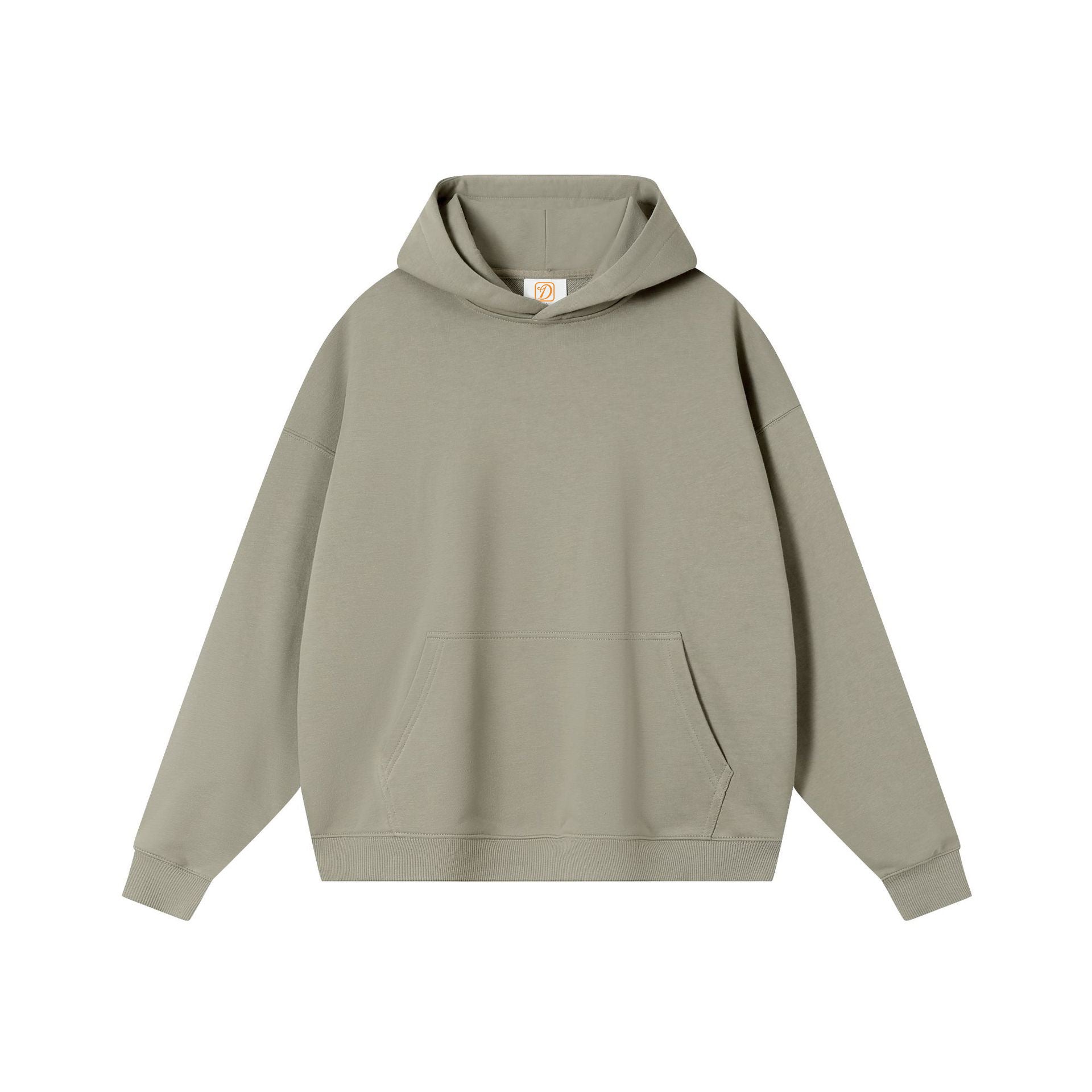 High Quality Hoodies Custom Wireless Streetwear High Quality Blank Pullover Drop Shoulder Puff Printing Oversized Hoodie for Men
