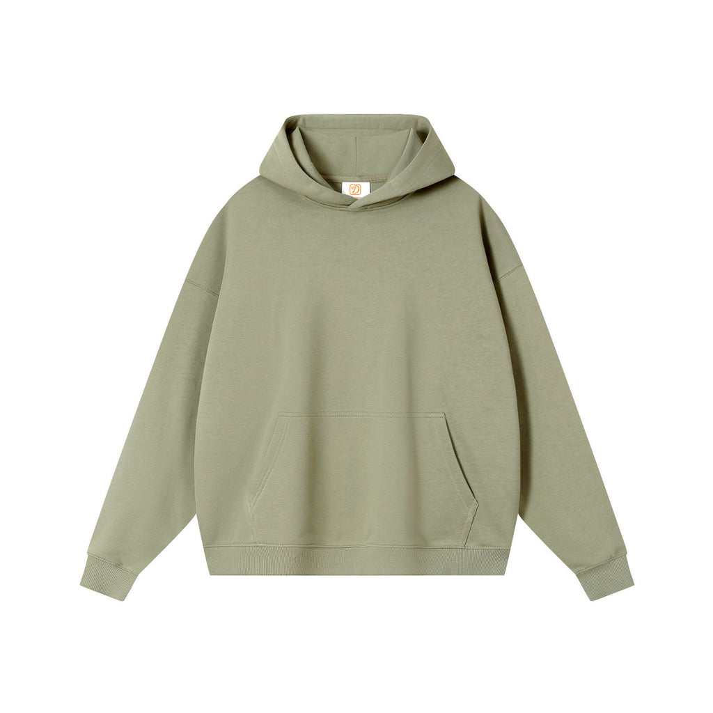 High Quality Hoodies Custom Wireless Streetwear High Quality Blank Pullover Drop Shoulder Puff Printing Oversized Hoodie for Men