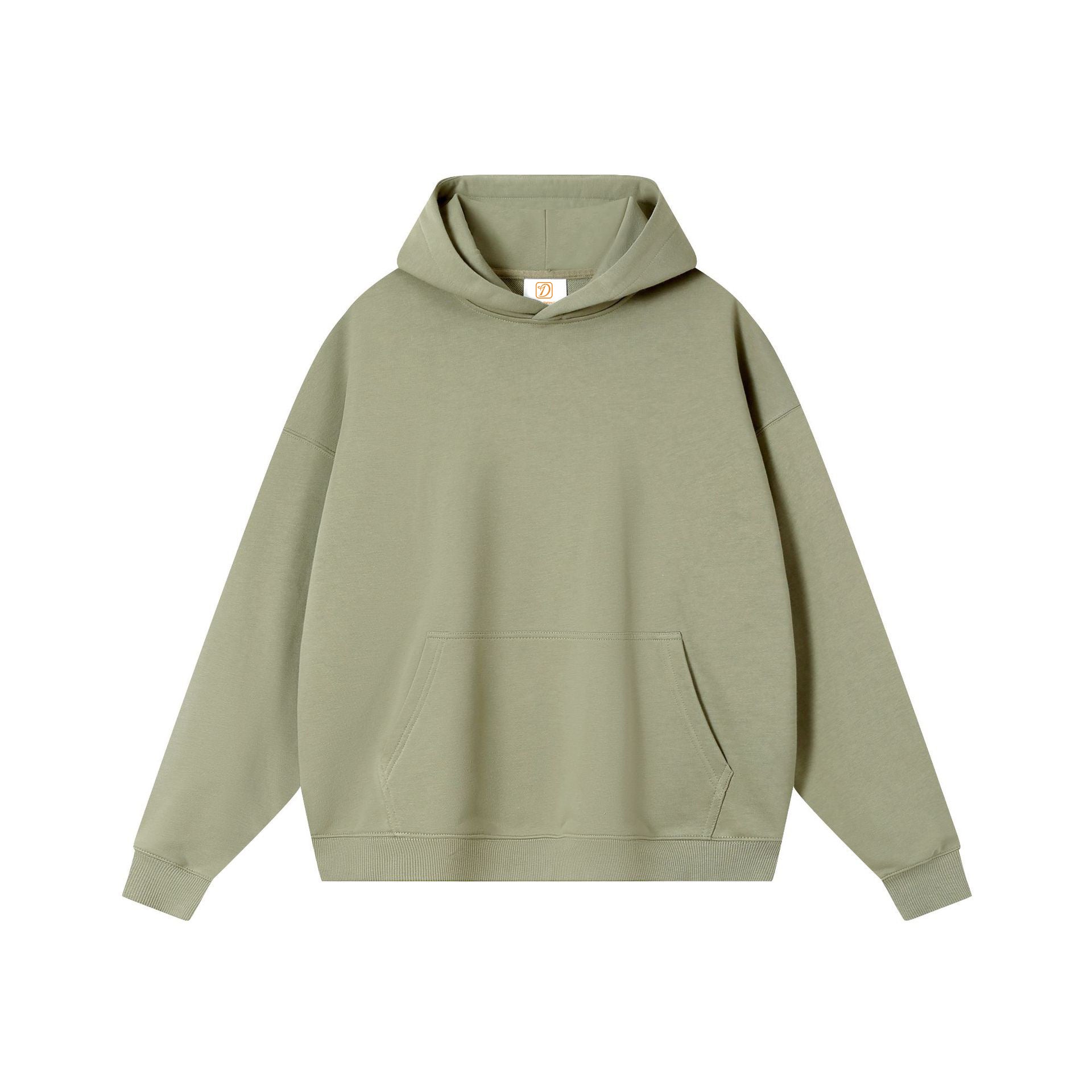 High Quality Hoodies Custom Wireless Streetwear High Quality Blank Pullover Drop Shoulder Puff Printing Oversized Hoodie for Men