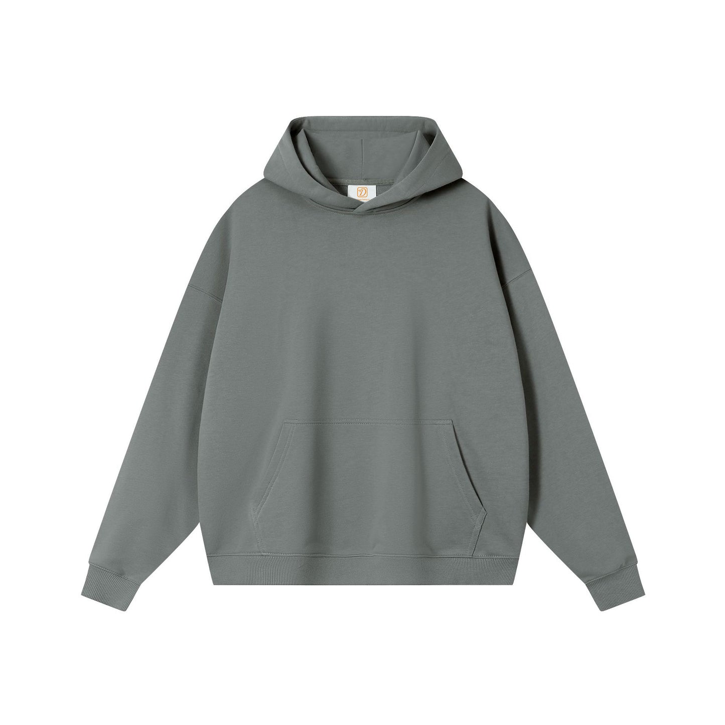 Wholesale Custom French Terry Wireless Drop Shoulder High Quality Blank Distressed Embroidery Hoodis with logo