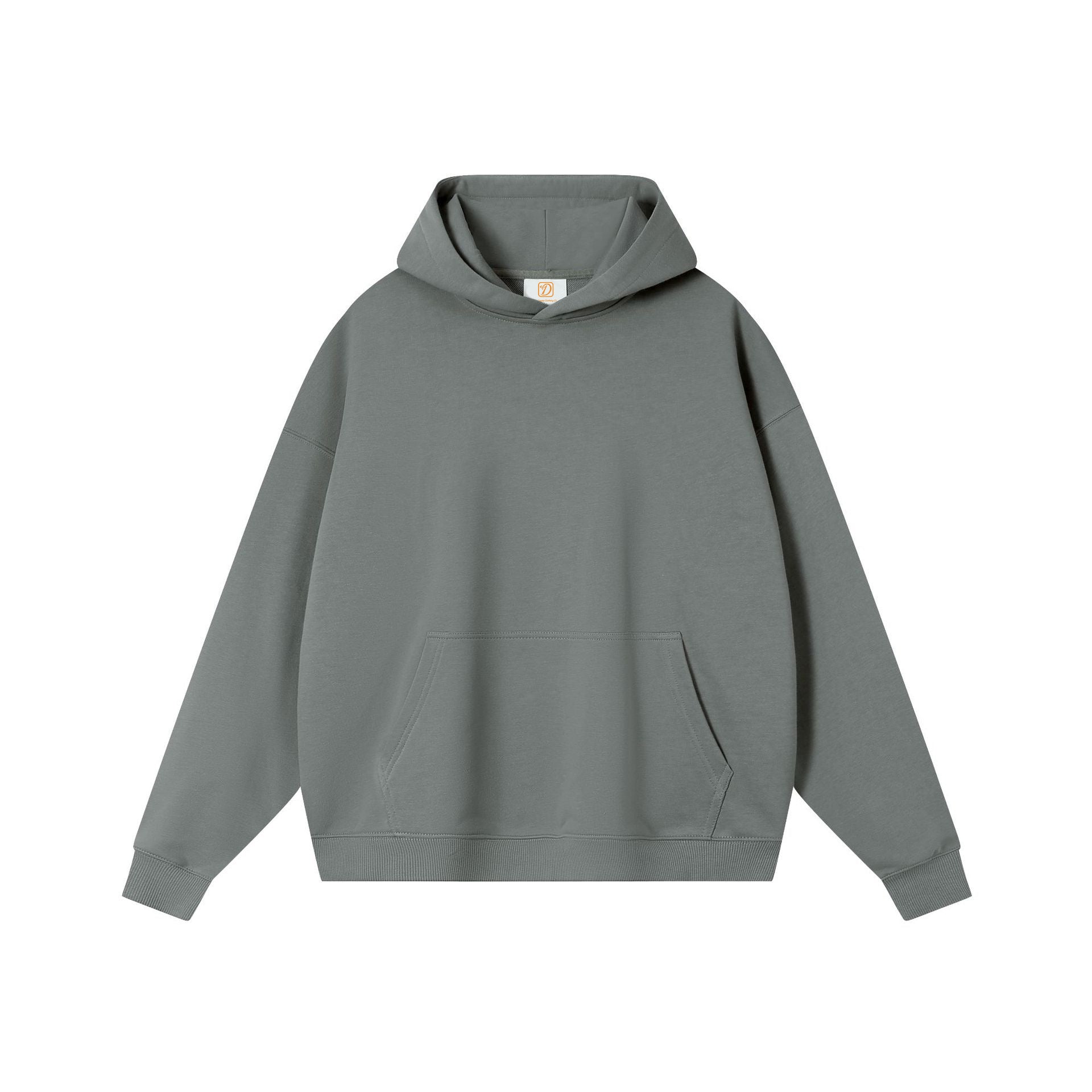 Wholesale Custom French Terry Wireless Drop Shoulder High Quality Blank Distressed Embroidery Hoodis with logo